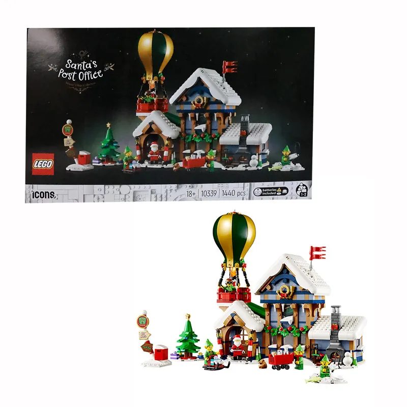 Lego Icons Series 10339 Санта-Клаус, офис, собранный строительный блок, игрушки, Рождественский подарок
Lego Icons Series 10339 Санта-Клаус, офис, собранный строительный блок, игрушки, Рождественский подарок