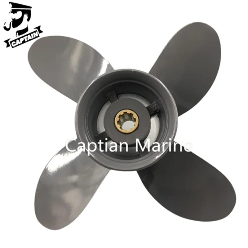 Лодочный пропеллер Captain Marine 9 1/4X11 подходит для подвесного двигателя Yamaha Honda 8HP 9.9HP 15HP 20HP 8 splines 58134-ZV4-011AH
Лодочный пропеллер Captain Marine 9 1/4X11 подходит для подвесного двигателя Yamaha Honda 8HP 9.9HP 15HP 20HP 8 splines 58134-ZV4-011AH