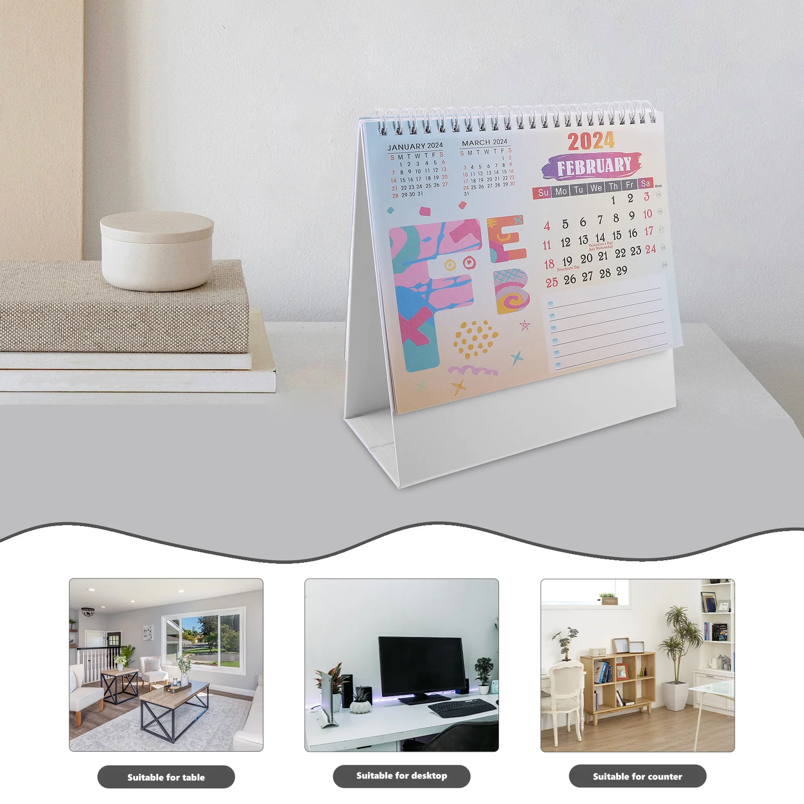 Desktop 2023-2024 Tabletop Monthly Calendar Decorative Desk Calendar For Office Home Use Thick Paper Note Organizer
Desktop 2023-2024 Tabletop Monthly Calendar Decorative Desk Calendar For Office Home Use Thick Paper Note Organizer