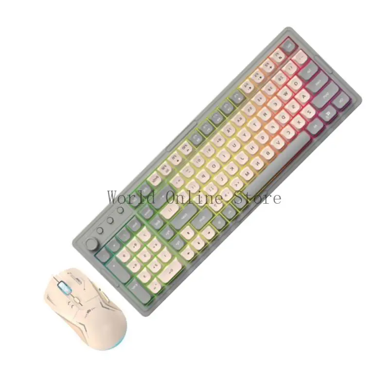 Wire Keyboard Mouse Set Easy Installation for Multiple Operating Systems 87HC
Wire Keyboard Mouse Set Easy Installation for Multiple Operating Systems 87HC