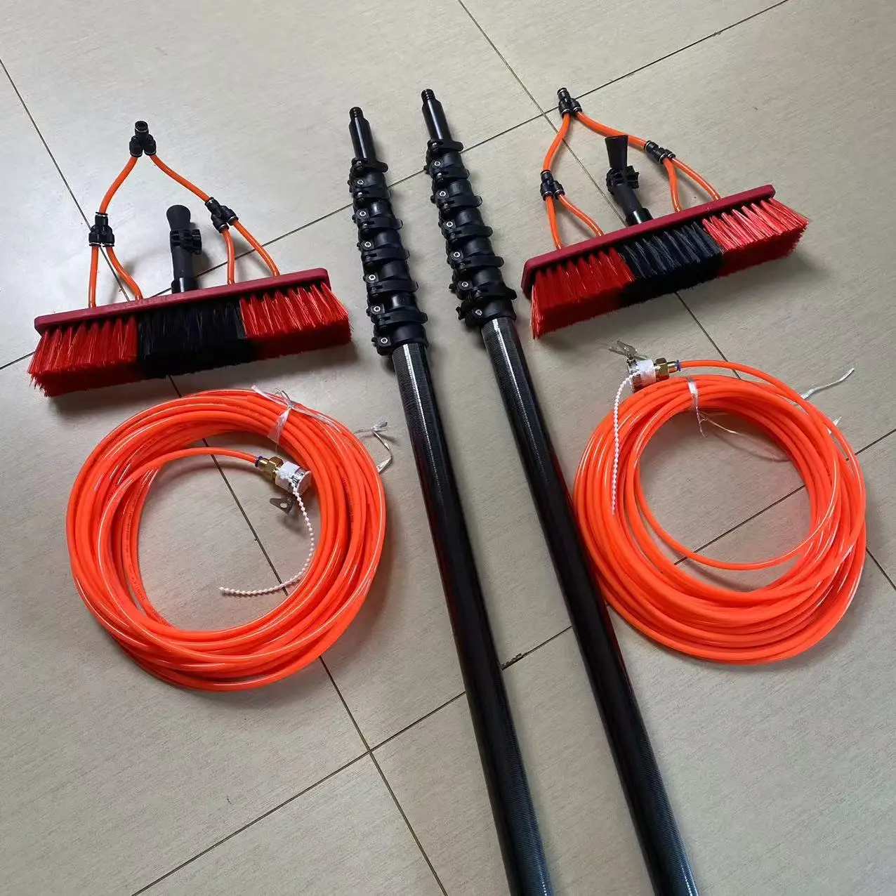 Extendable 12Ft Waterfed Hose for Window Cleaning Pole Telescopic Internal Carbon Fiber Water Fed System
Extendable 12Ft Waterfed Hose for Window Cleaning Pole Telescopic Internal Carbon Fiber Water Fed System