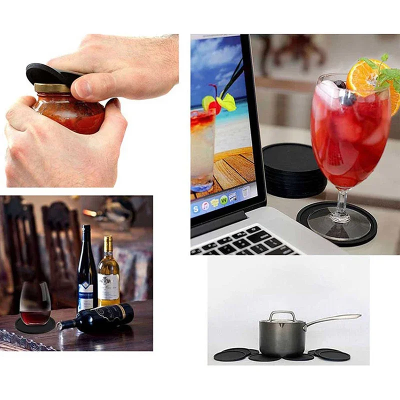 Non-slip Silicone Drinking Coaster Holder Cup Mat Pad Table Placemats Nonslip Coffeee Kitchen Accessories
Non-slip Silicone Drinking Coaster Holder Cup Mat Pad Table Placemats Nonslip Coffeee Kitchen Accessories