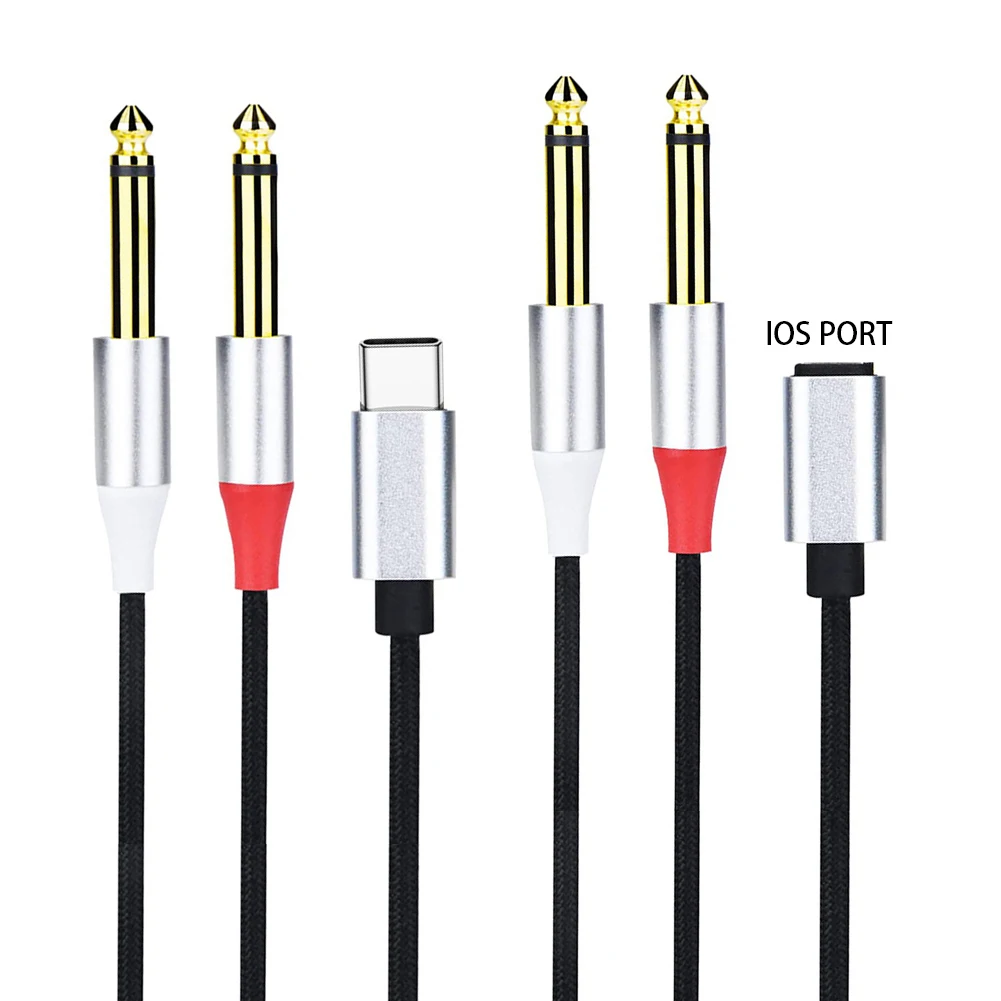 Кабель USB C к 6,35 мм Y-разветвитель USB C к 6,35 мм 1/4 дюйма Кабель-переходник для планшета, ноутбука, телефона, усилителя
Кабель USB C к 6,35 мм Y-разветвитель USB C к 6,35 мм 1/4 дюйма Кабель-переходник для планшета, ноутбука, телефона, усилителя