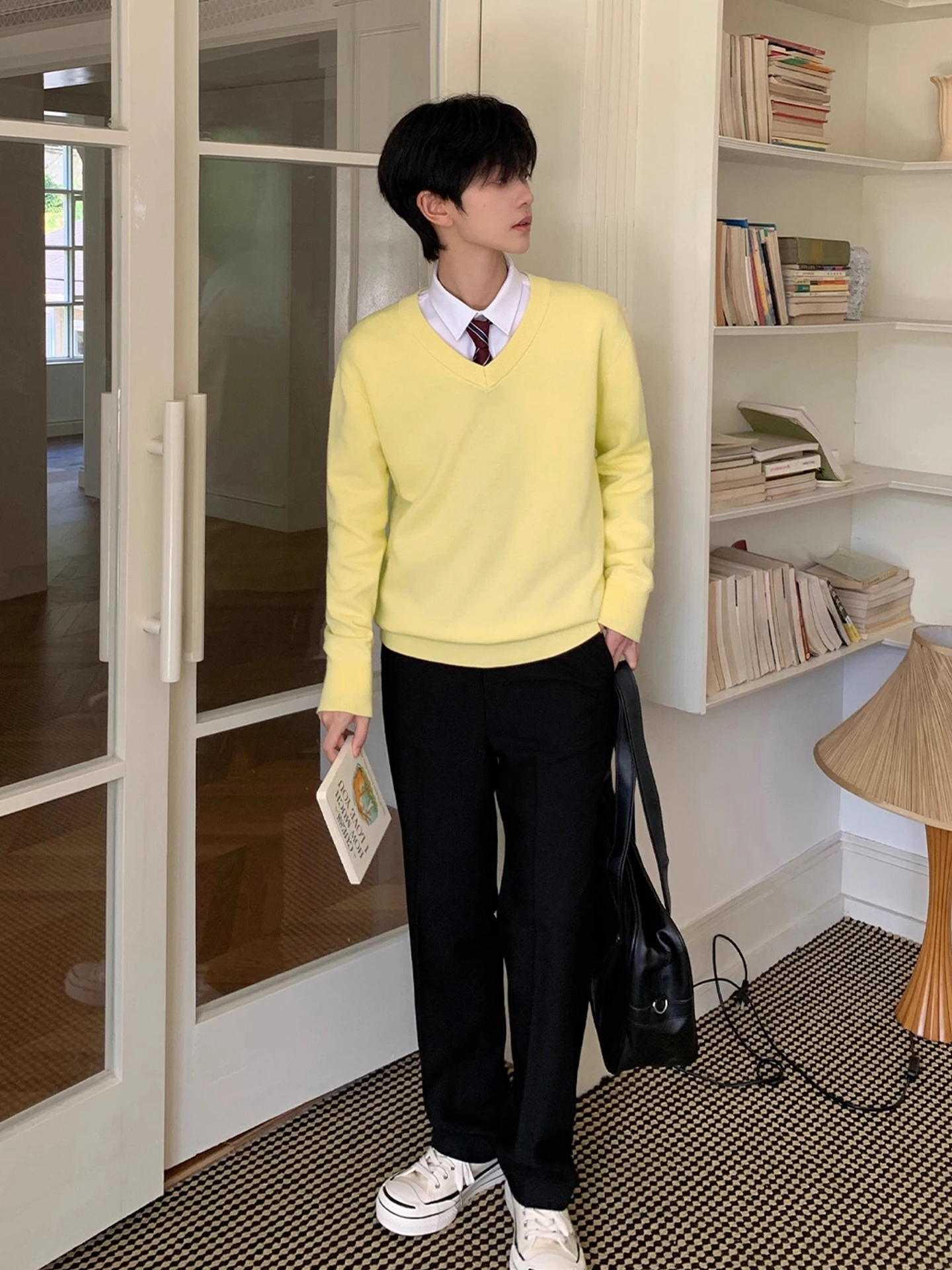 Long Sleeve Knitted Sweater Pure Color Crew Neck Inner Wear for Men And Women Casual Autumn Winter Leisure Cotton Sweater
Long Sleeve Knitted Sweater Pure Color Crew Neck Inner Wear for Men And Women Casual Autumn Winter Leisure Cotton Sweater