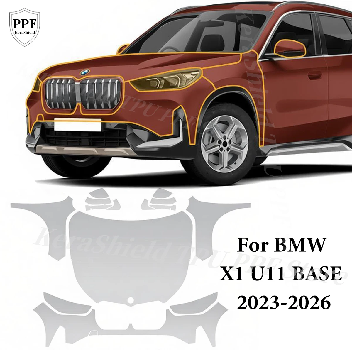 For BMW X1 U11 BASE 2023-2026 TPU Paint Protection Film Anti-Scratch Car Clear Cover Pre-cut PPF Resistant Sticker Repairable
For BMW X1 U11 BASE 2023-2026 TPU Paint Protection Film Anti-Scratch Car Clear Cover Pre-cut PPF Resistant Sticker Repairable