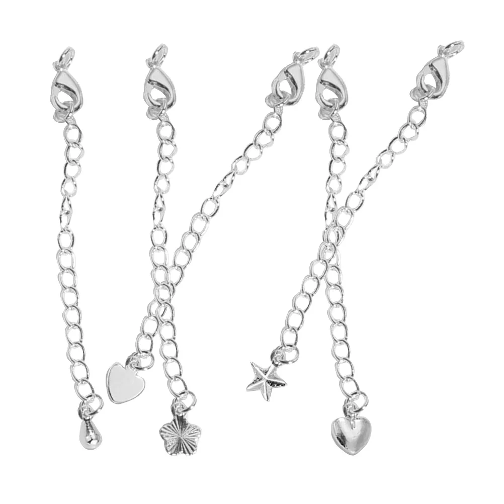 5 Pcs Lobster Clasp Tail Chain Jewelry Making Supplies Extension Clasps for Women Necklace Fashion
5 Pcs Lobster Clasp Tail Chain Jewelry Making Supplies Extension Clasps for Women Necklace Fashion
