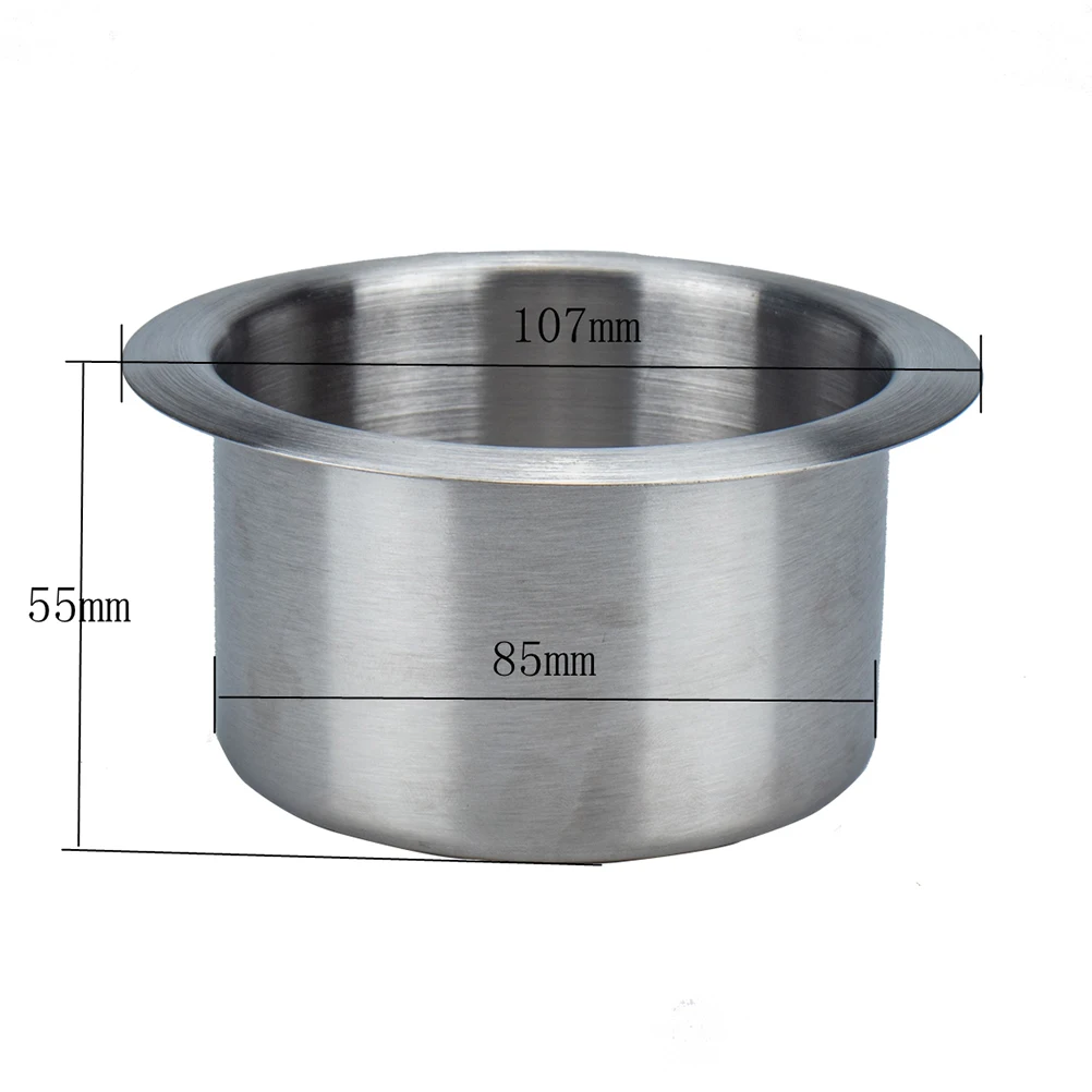 Stainless Steel Cup Holder Durable Lightweight Keeps Cup Stable Protects Car Motor Homes Auto Boat Simple Beverage Rack
Stainless Steel Cup Holder Durable Lightweight Keeps Cup Stable Protects Car Motor Homes Auto Boat Simple Beverage Rack