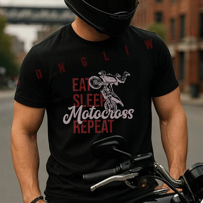 Motorcycle Racing Eat Sleep Repeat Men's T Shirt Moto Casual Dress Cotton Round Neck Short Sleeved T-shirt Tees
Motorcycle Racing Eat Sleep Repeat Men's T Shirt Moto Casual Dress Cotton Round Neck Short Sleeved T-shirt Tees