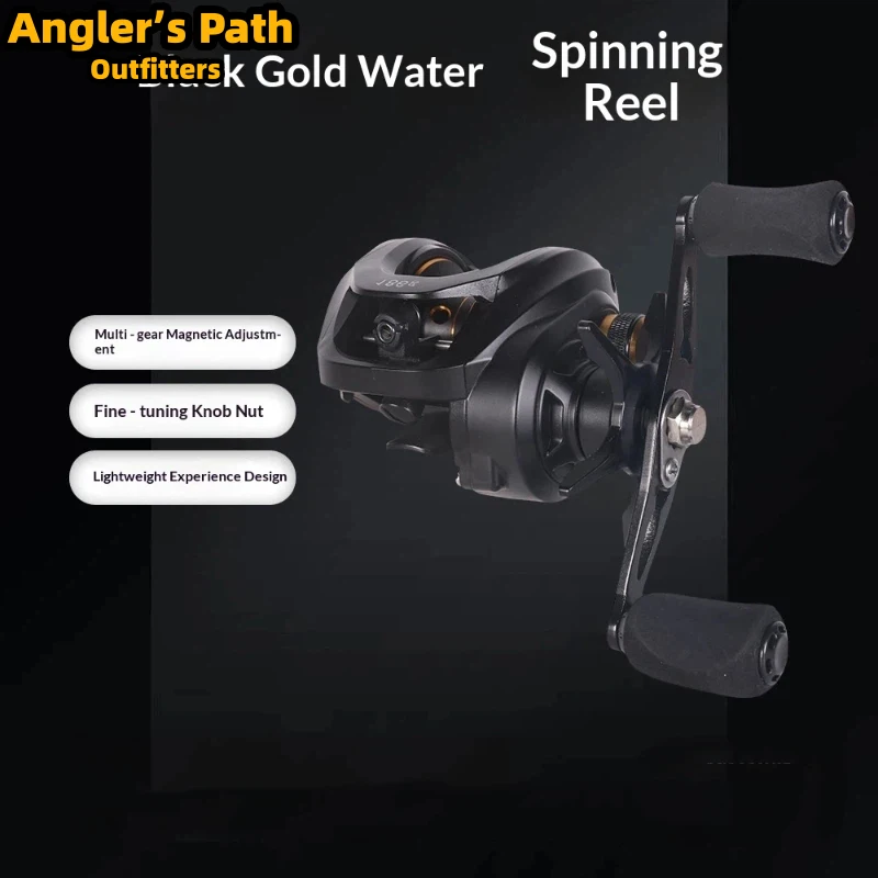 Kaliou Black Gold Baitcasting Reel Full Metal Magnetic Brake Anti Backlash Long Casting Micro Lure Fishing Reel For Bass Angling
Kaliou Black Gold Baitcasting Reel Full Metal Magnetic Brake Anti Backlash Long Casting Micro Lure Fishing Reel For Bass Angling