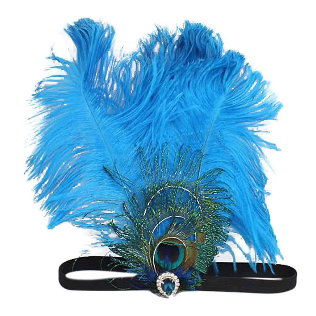 Elegant Peacock Headpiece Ostrich Feather Hair Band Hair Accessories for Girls Party Wedding Decoration
Elegant Peacock Headpiece Ostrich Feather Hair Band Hair Accessories for Girls Party Wedding Decoration