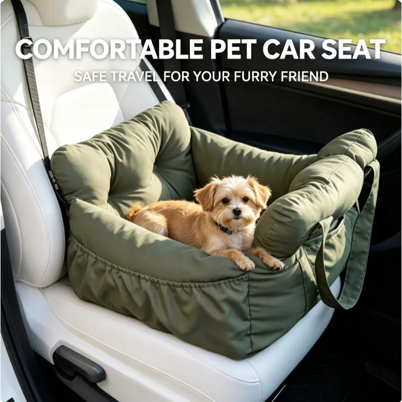 Small Dog Car Seat Travel Carrier Non-Slip Washable Pet Car Bed with Safety Belt Secure Straps for Safe Car Travel
Small Dog Car Seat Travel Carrier Non-Slip Washable Pet Car Bed with Safety Belt Secure Straps for Safe Car Travel