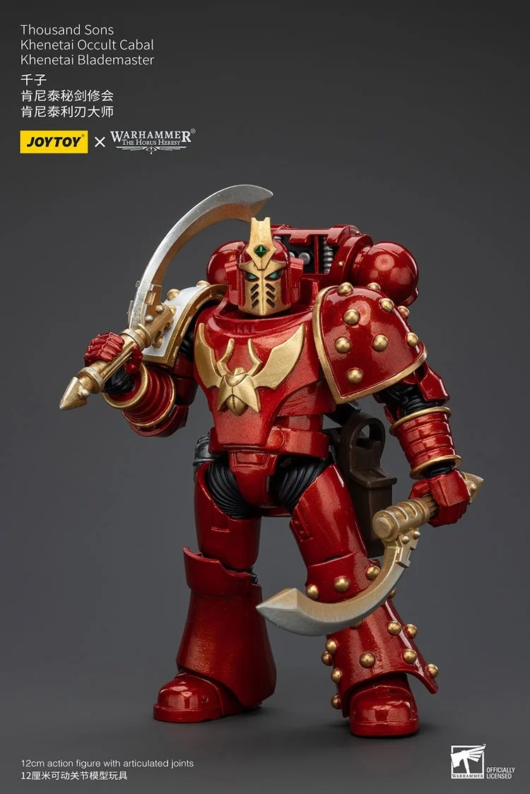 JOYTOY Warhammer "The Horus Heresy" Thousand Sons Khenetai Occult Cabal Khenetai Blademaster Action Figures Collection Doll
JOYTOY Warhammer "The Horus Heresy" Thousand Sons Khenetai Occult Cabal Khenetai Blademaster Action Figures Collection Doll