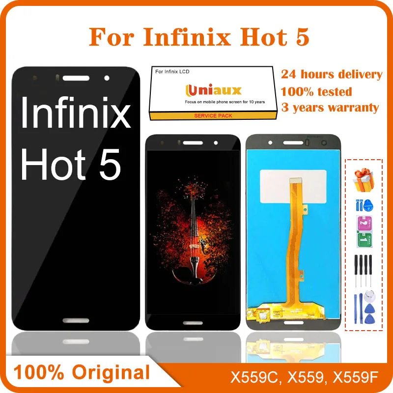 5,5 "оригинальный для Infinix Hot 5 X559 LCD дисплей кодирующий преобразователь сенсорного экрана в сборе X559C X559F Hot 5 Lite LCD запасные части
5,5 "оригинальный для Infinix Hot 5 X559 LCD дисплей кодирующий преобразователь сенсорного экрана в сборе X559C X559F Hot 5 Lite LCD запасные части