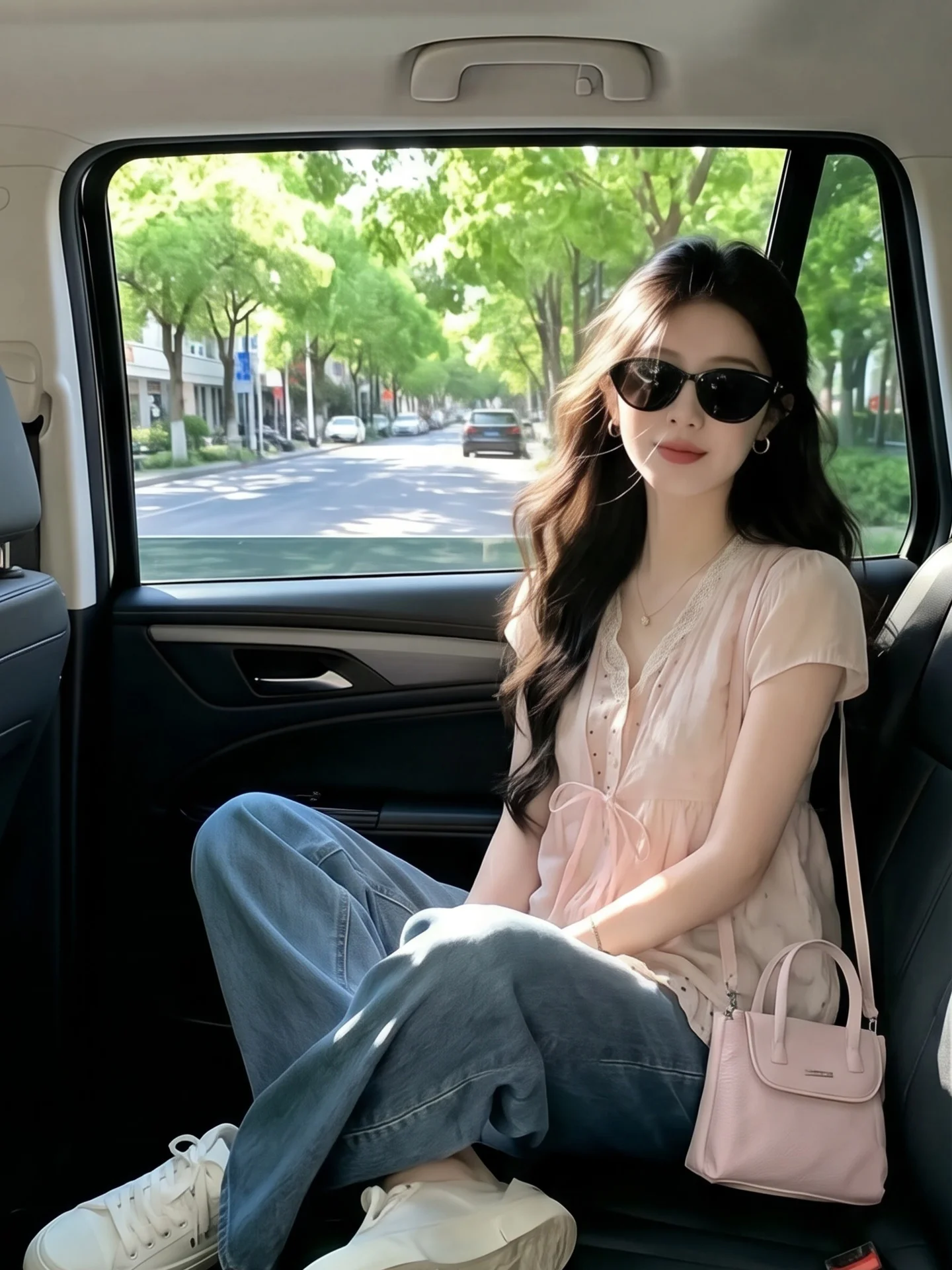 Fashionable Polka Dot Short Sleeve Shirt Women's Summer New Style Korean Style Lotus Pink Knot Lace Trim Top
Fashionable Polka Dot Short Sleeve Shirt Women's Summer New Style Korean Style Lotus Pink Knot Lace Trim Top