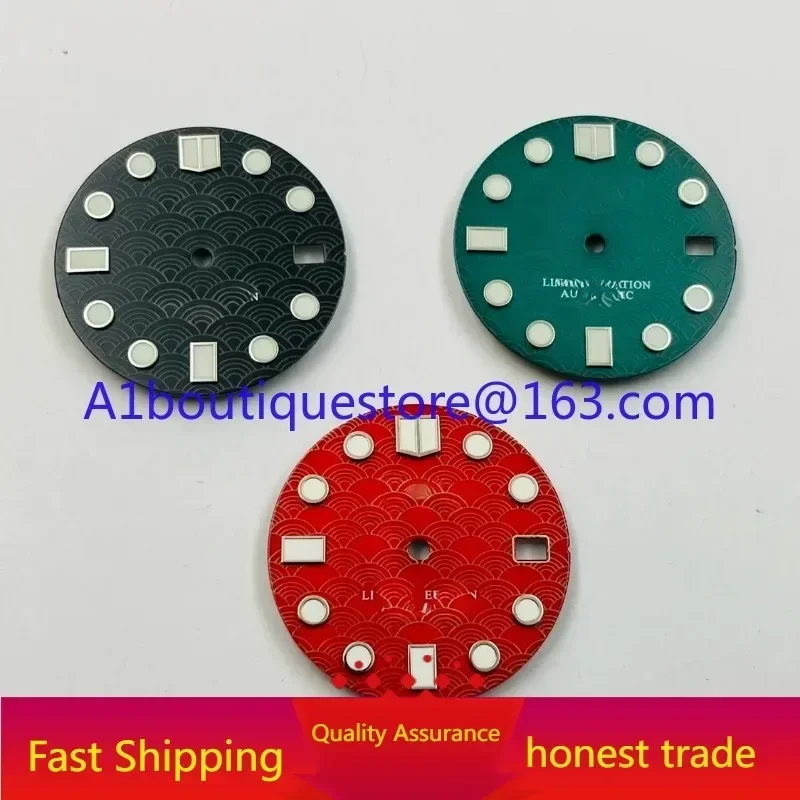 For NH35 dial diameter 28.5mm modified mechanical watch For NH36 wavy literal, watch accessories
For NH35 dial diameter 28.5mm modified mechanical watch For NH36 wavy literal, watch accessories