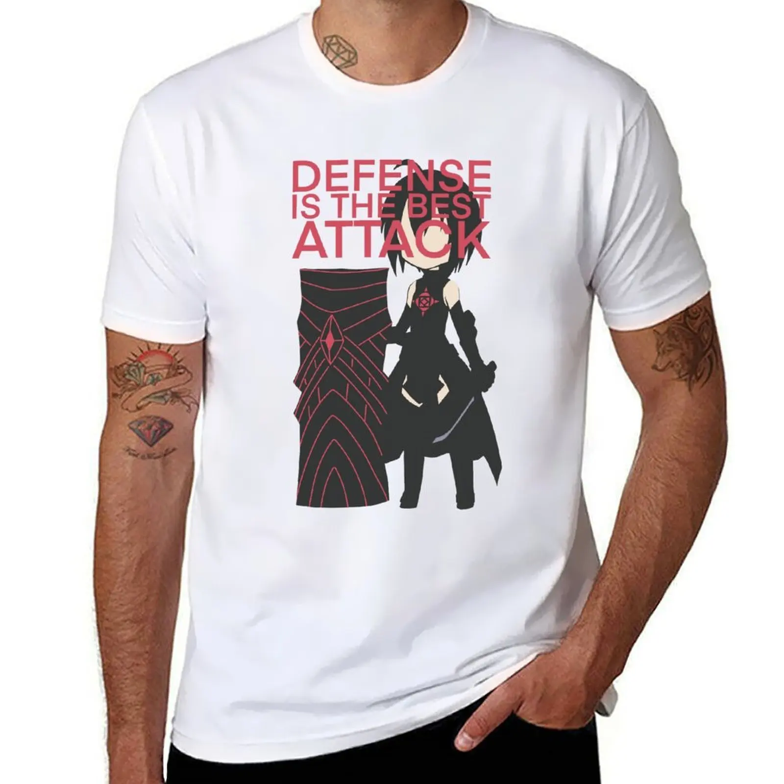 BOFURI ANIME CHARACTERS MAPLE QUOTES DEFENSE IS THE BEST ATTACK T-Shirt Classic Print Short Sleeve Shirt
BOFURI ANIME CHARACTERS MAPLE QUOTES DEFENSE IS THE BEST ATTACK T-Shirt Classic Print Short Sleeve Shirt