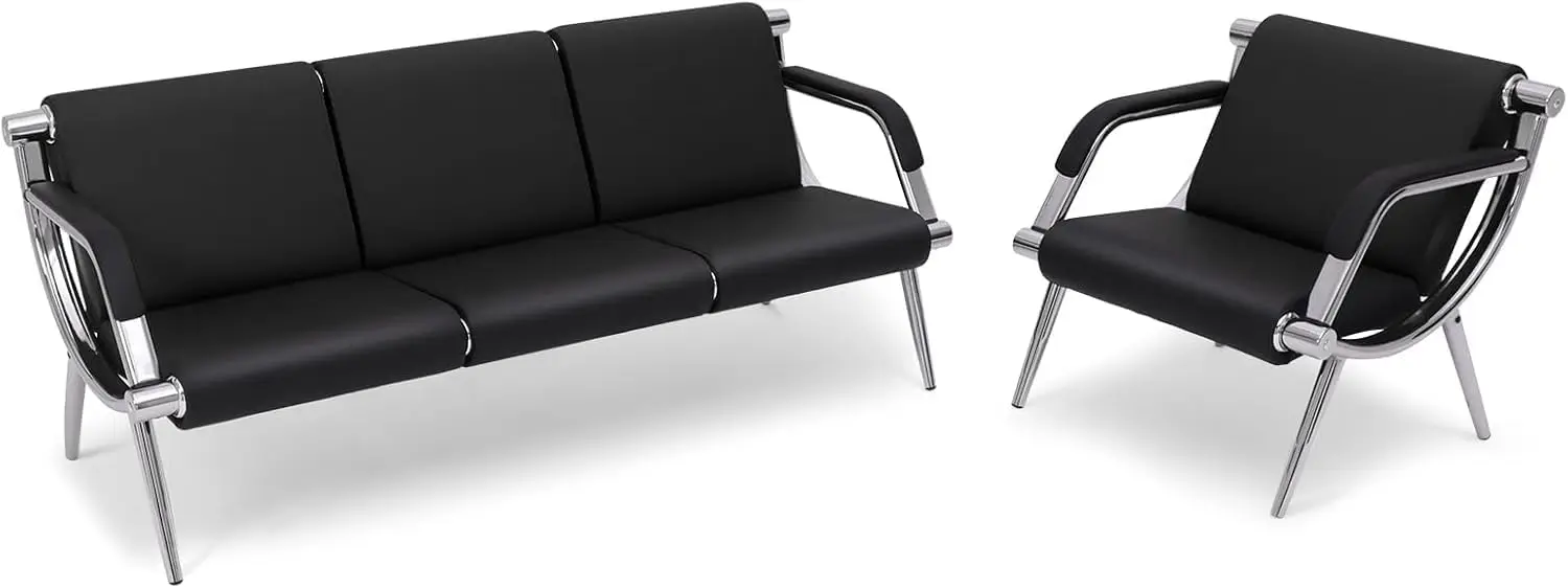 4 Seat Waiting Room Chair with Armrest PU Leather Office Furniture Office Guest Seating Lobby Conference Reception Chairs
4 Seat Waiting Room Chair with Armrest PU Leather Office Furniture Office Guest Seating Lobby Conference Reception Chairs