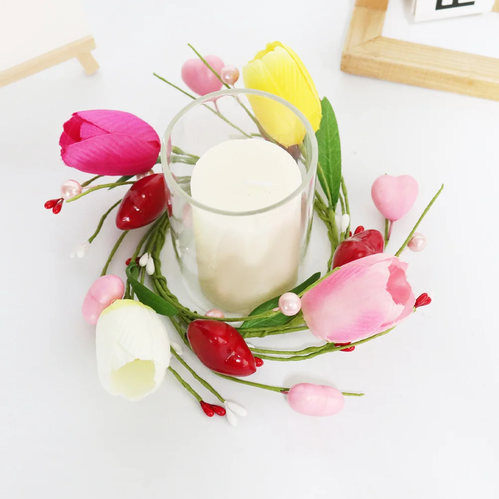 Valentines Day Ring Red Floral Wreath Dining Table Decor Centerpiece Berries Romantic Candleholder Accent
Valentines Day Ring Red Floral Wreath Dining Table Decor Centerpiece Berries Romantic Candleholder Accent