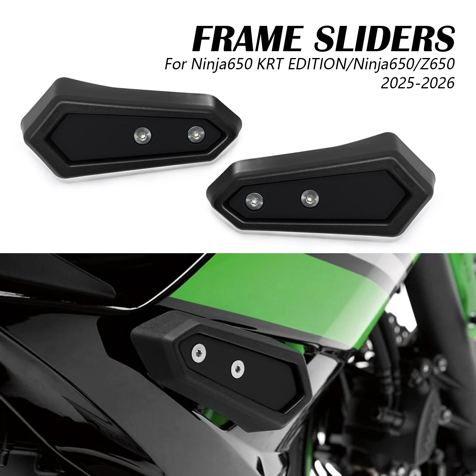 Body Frame Slider Engine Protective Guard cover Falling Protection For Kawasaki Ninja650 KRT EDITION Ninja 650 Z650 2025 2026
Body Frame Slider Engine Protective Guard cover Falling Protection For Kawasaki Ninja650 KRT EDITION Ninja 650 Z650 2025 2026