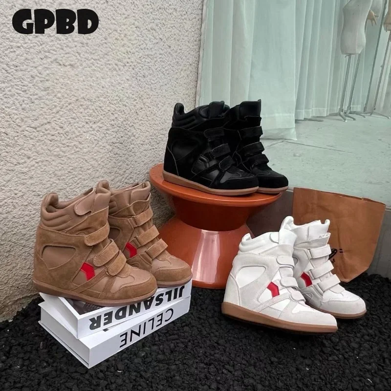 GPBD Thick-soled High-top Shoes with An 8CM Increase in Height Women's 2025 Autumn New Versatile and Comfortable for Sports
GPBD Thick-soled High-top Shoes with An 8CM Increase in Height Women's 2025 Autumn New Versatile and Comfortable for Sports