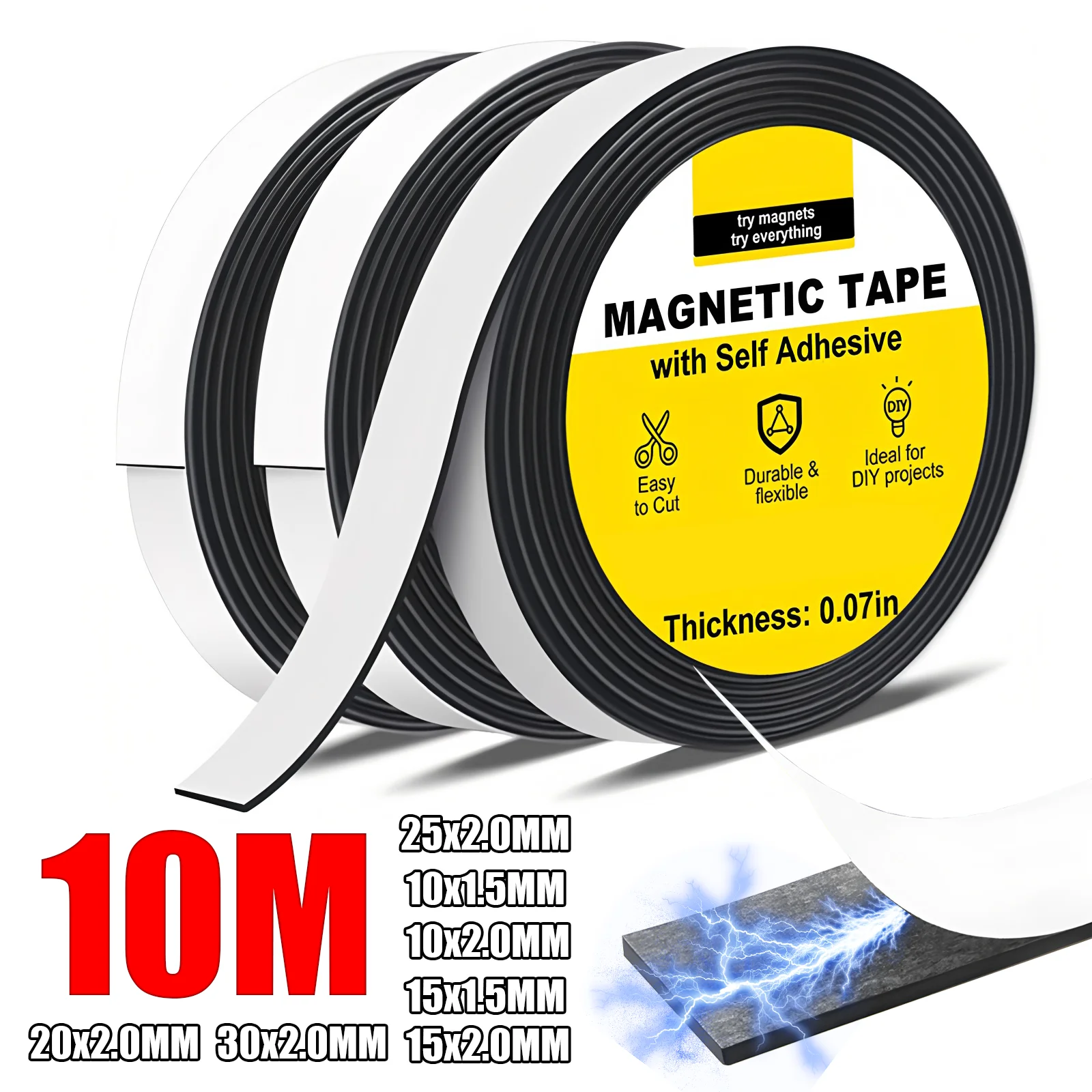Self Adhesive Magnetic Tape Super Strong Rubber Magnet Strips DIY Powerful Photo Poster Fridge Magnets Roll Flexible Magnetic
Self Adhesive Magnetic Tape Super Strong Rubber Magnet Strips DIY Powerful Photo Poster Fridge Magnets Roll Flexible Magnetic