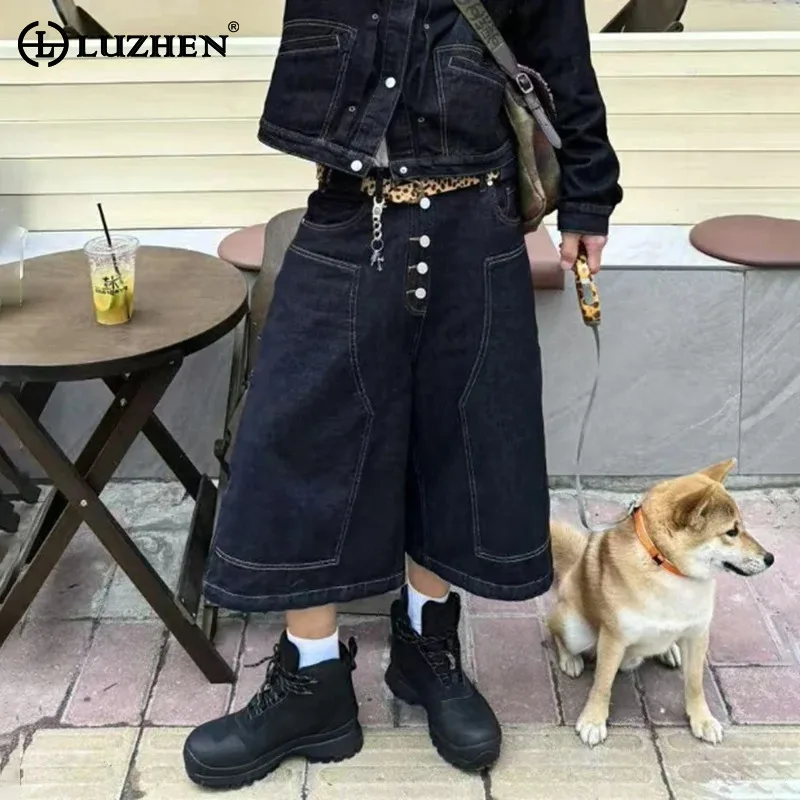 LUZHEN украшают свободные пуговицы 2025 карманов в стиле пэчворк, новые летние укороченные джинсовые брюки, мужские красивые повседневные широкие джинсы JY4751
LUZHEN украшают свободные пуговицы 2025 карманов в стиле пэчворк, новые летние укороченные джинсовые брюки, мужские красивые повседневные широкие джинсы JY4751