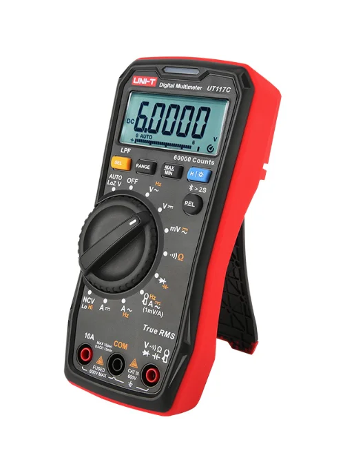UNI-T UT117C Professional Digital Multimeter High-precision True RMS 60000 Count AC/DC Voltmeter Ammeter Frequency Meter
UNI-T UT117C Professional Digital Multimeter High-precision True RMS 60000 Count AC/DC Voltmeter Ammeter Frequency Meter