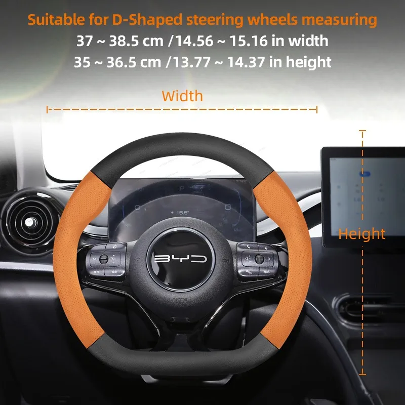 Breathable Carbon Fiber Leather Steering Cover for BYD Dolphin Mini, Seal, F0, Yuan Plus Dmi Car Accessories
Breathable Carbon Fiber Leather Steering Cover for BYD Dolphin Mini, Seal, F0, Yuan Plus Dmi Car Accessories