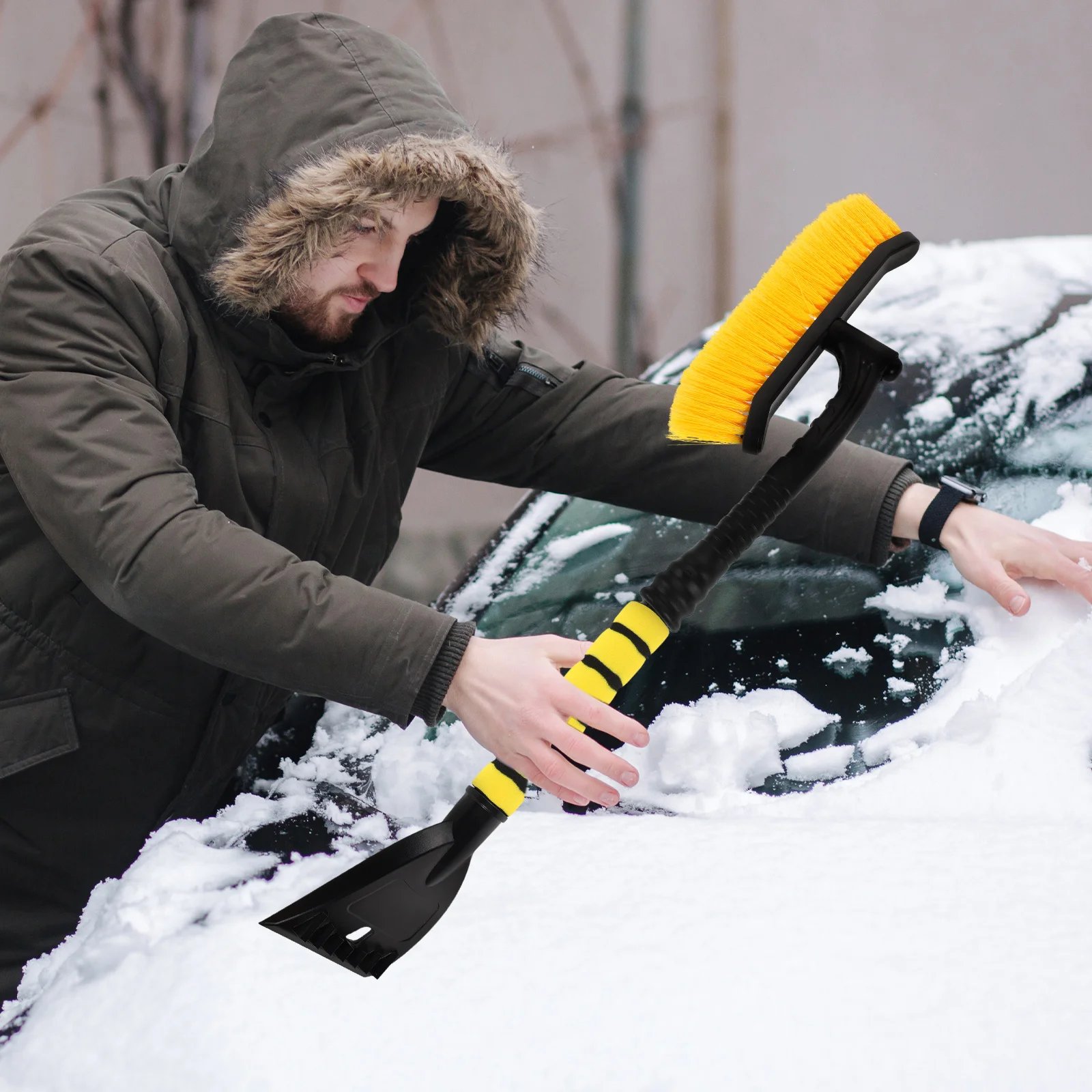 Car Remover Tool Detachable Efficient Snow Brush For Vehicles Multifunctional Winter Essential Easy Assembly Truck
Car Remover Tool Detachable Efficient Snow Brush For Vehicles Multifunctional Winter Essential Easy Assembly Truck