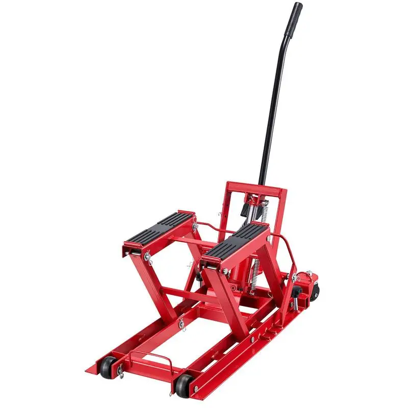 Steel Hydraulic Motorcycle Jack Stand, 1500 LBS ATV Scissor Lift Jack, 4.7"-15" Scissor Lift Jack Stand with 4 Wheels, Hydraulic Foot-Operated Hoist Stand for Motorcycle ATV UTV Powersports
Steel Hydraulic Motorcycle Jack Stand, 1500 LBS ATV Scissor Lift Jack, 4.7"-15" Scissor Lift Jack Stand with 4 Wheels, Hydraulic Foot-Operated Hoist Stand for Motorcycle ATV UTV Powersports