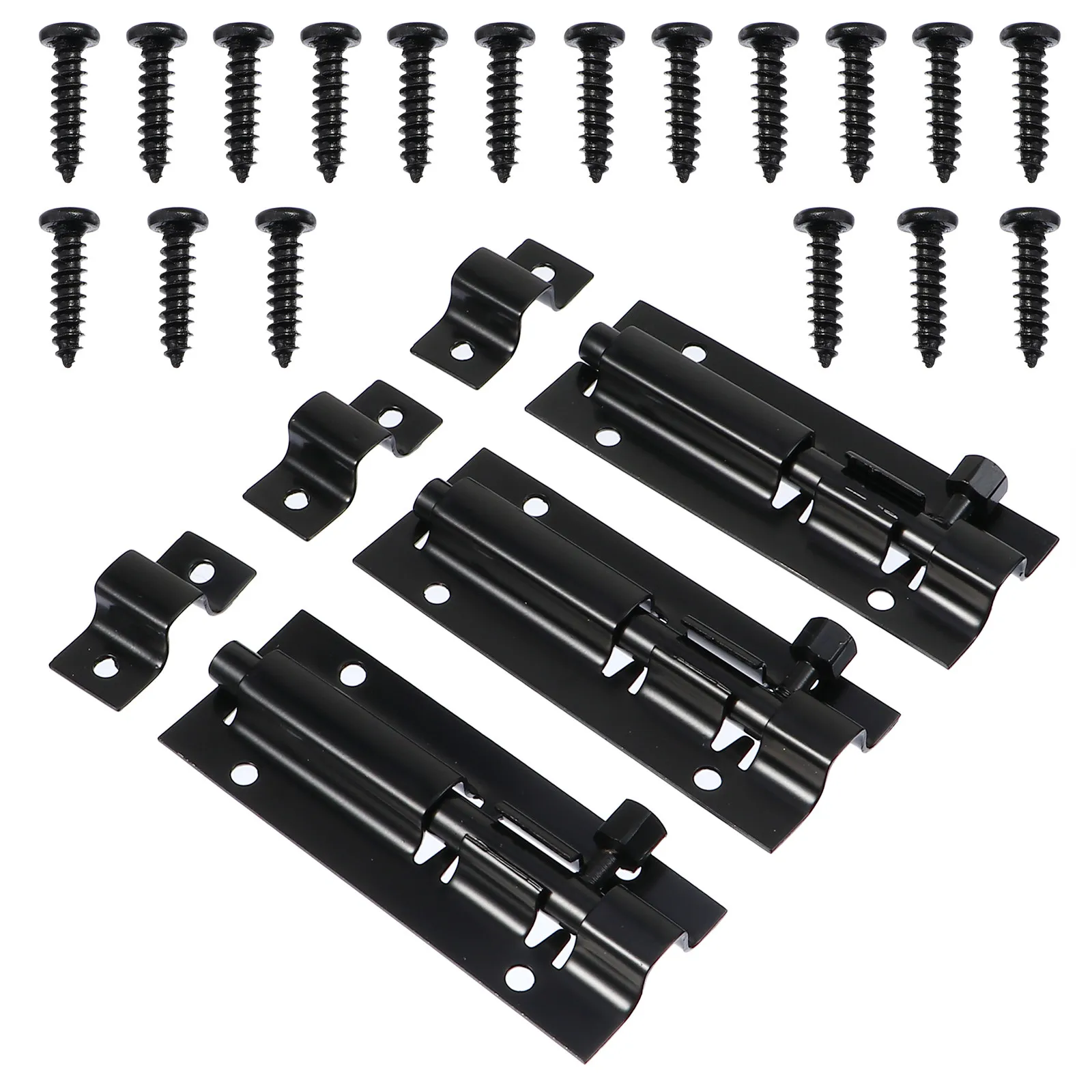 3 Sets Stainless Steel Door Latch Sliding Bolt Lock Security Barrel Bolt Latch for Bathroom Bedroom Cabinet Gate
3 Sets Stainless Steel Door Latch Sliding Bolt Lock Security Barrel Bolt Latch for Bathroom Bedroom Cabinet Gate