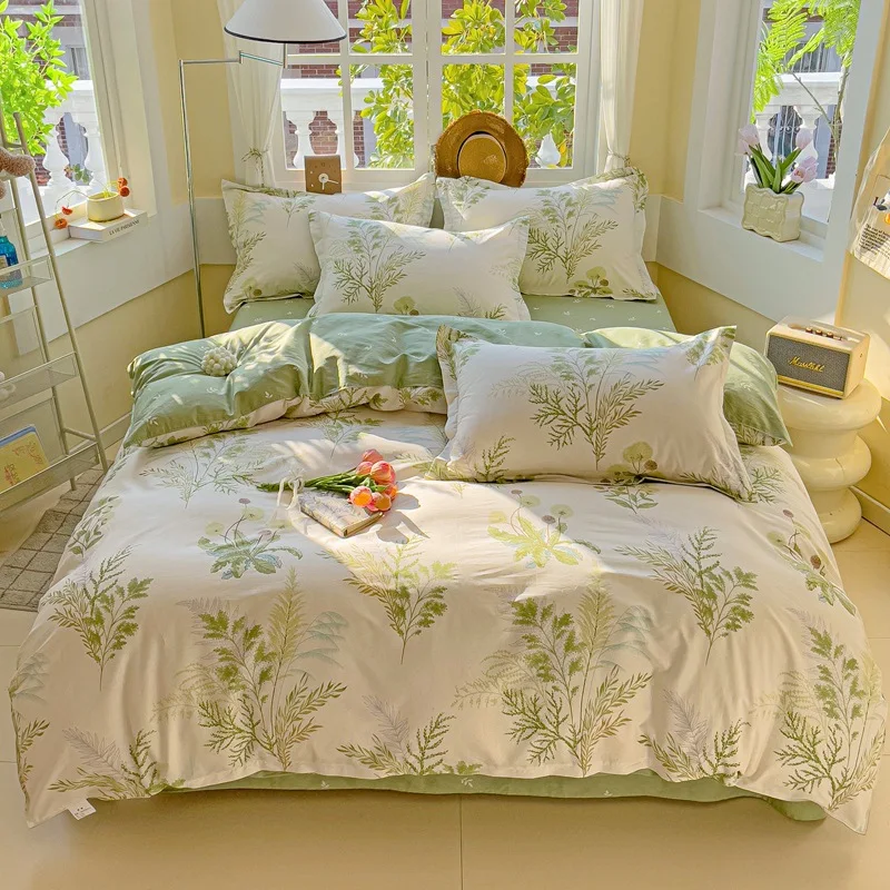 2025 new cotton printing four-piece quilt cover student dormitory single bed sheet bedding three-piece set
2025 new cotton printing four-piece quilt cover student dormitory single bed sheet bedding three-piece set