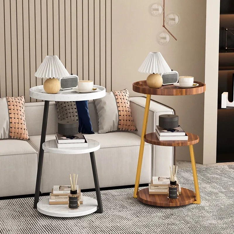 Coffee Table Household Small Apartment Sofa Next To A Few Light Luxury Three-story Bedroom Small Round Table Creative Table
Coffee Table Household Small Apartment Sofa Next To A Few Light Luxury Three-story Bedroom Small Round Table Creative Table