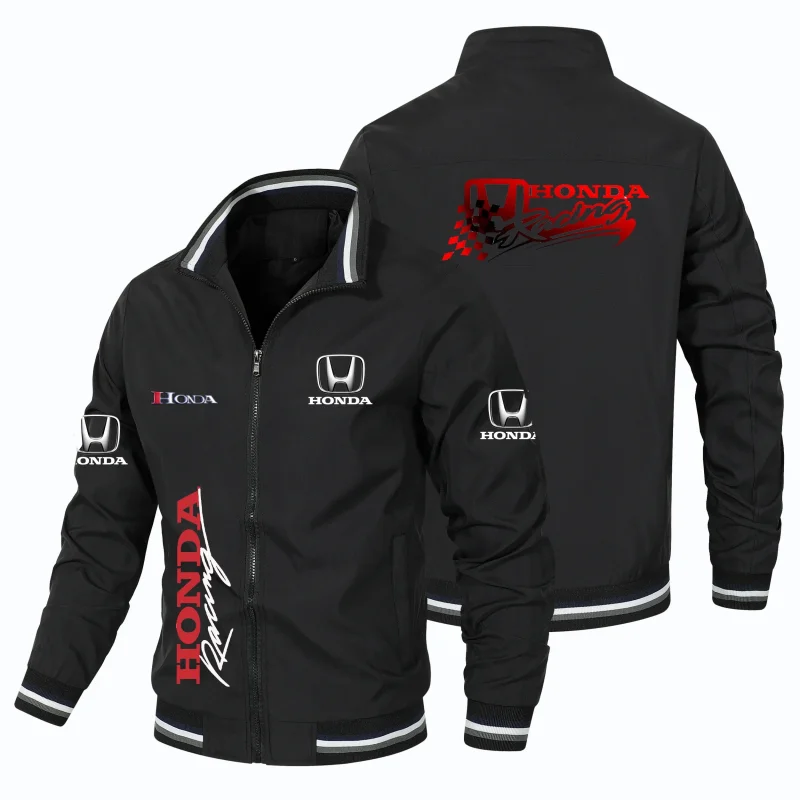 The Honda Team's Same Jacket Is Suitable For Both Men And Women, With a Street Style Racing Jacket That Can Be Worn For Daily Co
The Honda Team's Same Jacket Is Suitable For Both Men And Women, With a Street Style Racing Jacket That Can Be Worn For Daily Co