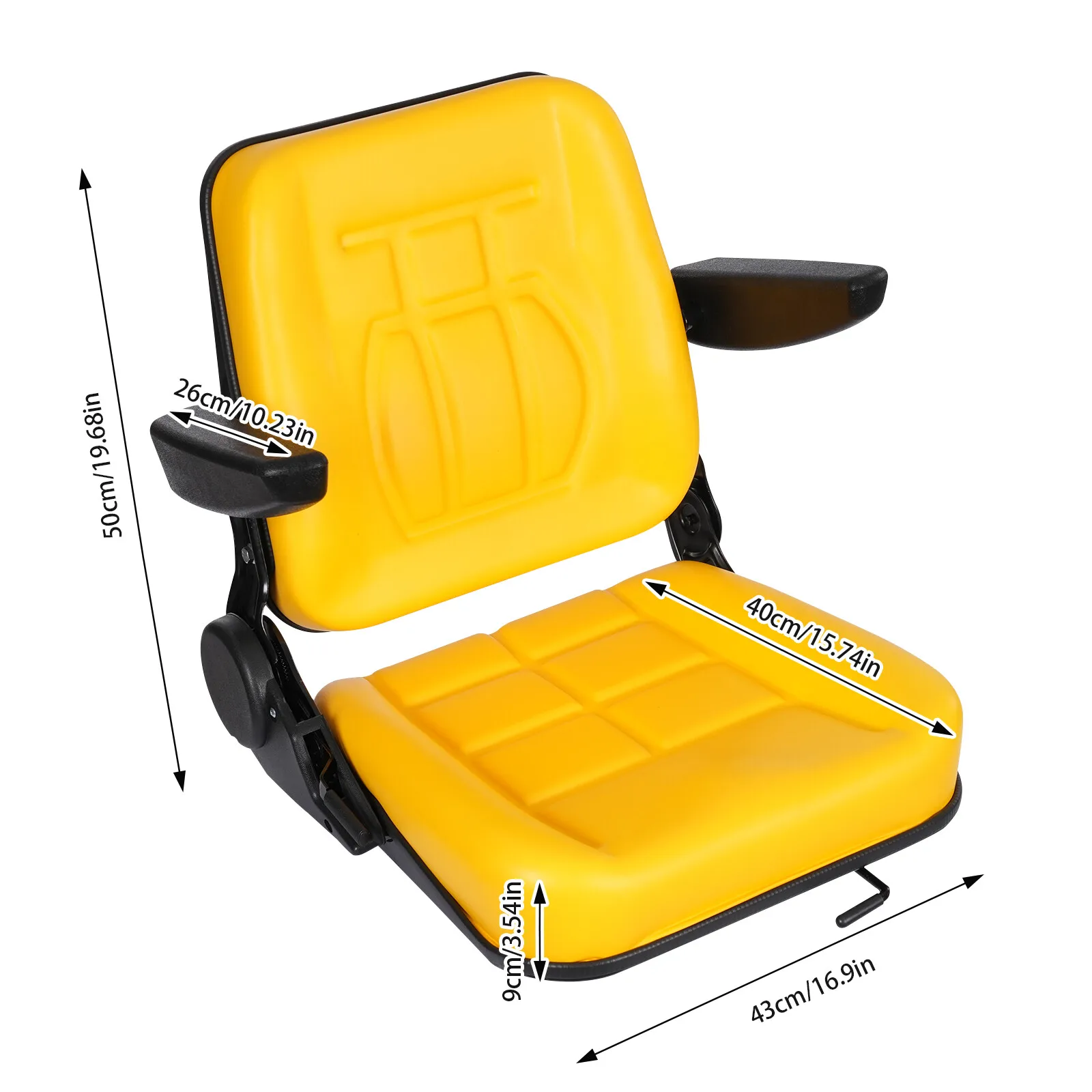 Yellow Modern 30°-180° Angle Adjustable Tractor Seat Forklift Seat Tractor Seat
Yellow Modern 30°-180° Angle Adjustable Tractor Seat Forklift Seat Tractor Seat