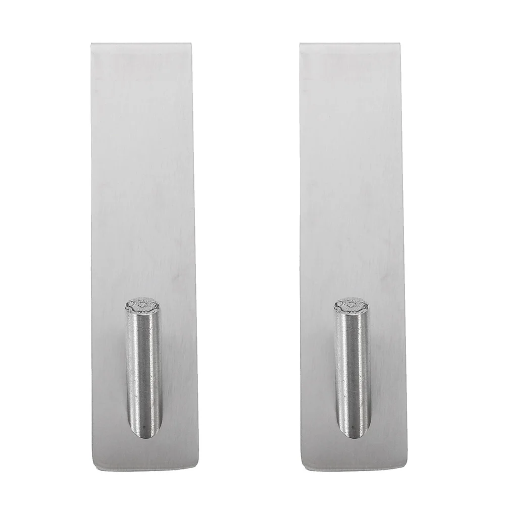 2 Pcs Punch Free Hooks Stainless Steel Coat Towel Bathroom Door Hangers Load Bearing Over The Door Glass Hook
2 Pcs Punch Free Hooks Stainless Steel Coat Towel Bathroom Door Hangers Load Bearing Over The Door Glass Hook