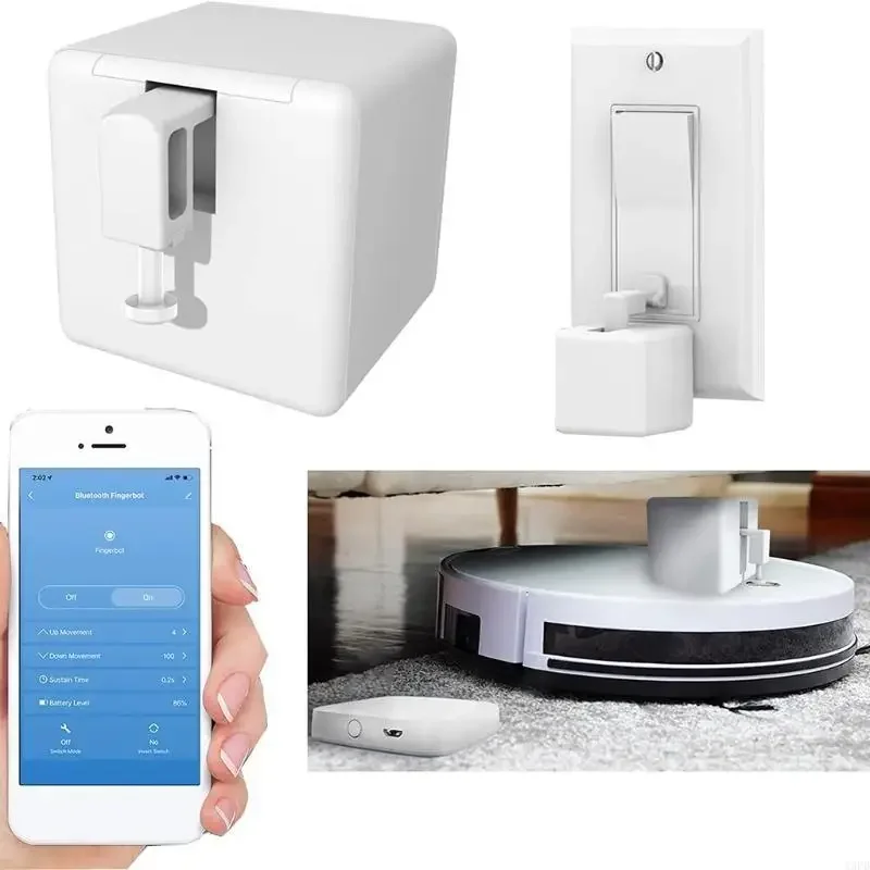 SZSU Bluetooth-совместимый для Automatic Fingerbot для Alexa-Google Assistant Mechanical Arms для помощника Alexa-Google
SZSU Bluetooth-совместимый для Automatic Fingerbot для Alexa-Google Assistant Mechanical Arms для помощника Alexa-Google