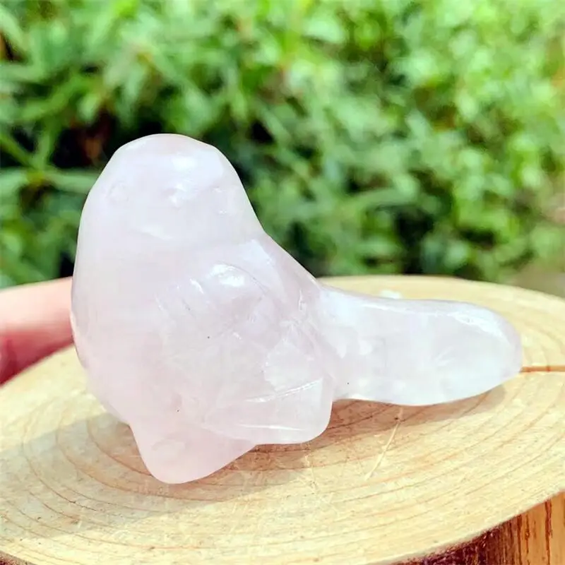 Natural Rose Quartz Bird Carving Healing Crystal Stone Birthday Present Home Office Decoration 1PCS
Natural Rose Quartz Bird Carving Healing Crystal Stone Birthday Present Home Office Decoration 1PCS