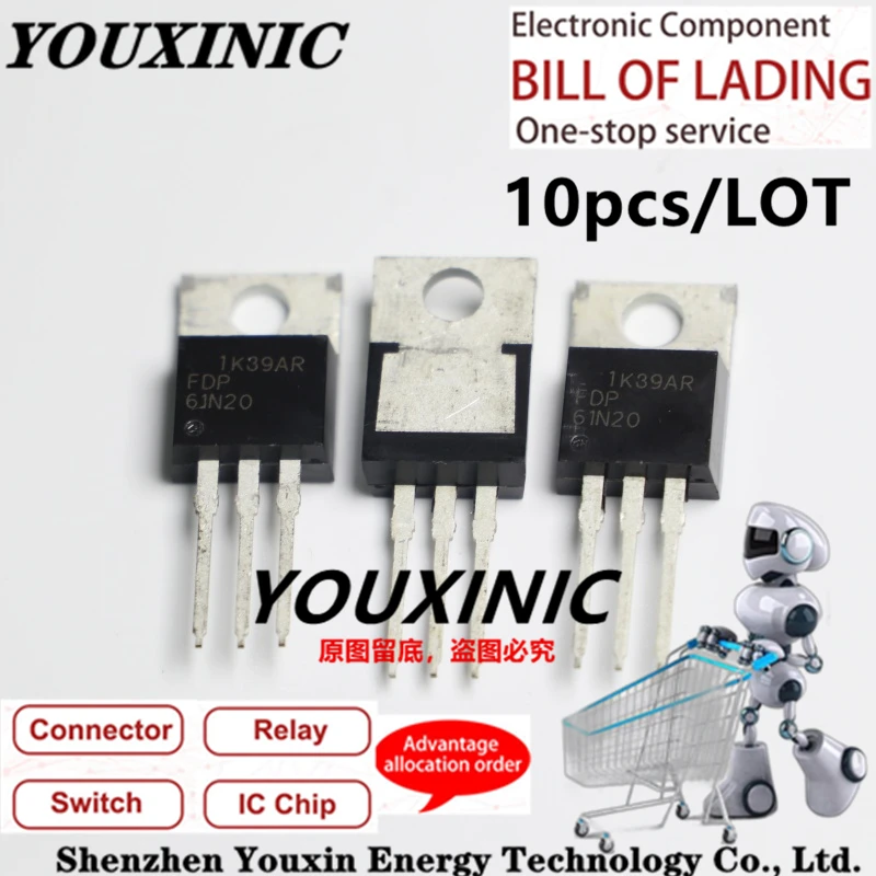 YOUXINIC 2021+ 100% New Imported Original FDP61N20 61N20 TO-220 MOS FET 61A 200V
YOUXINIC 2021+ 100% New Imported Original FDP61N20 61N20 TO-220 MOS FET 61A 200V