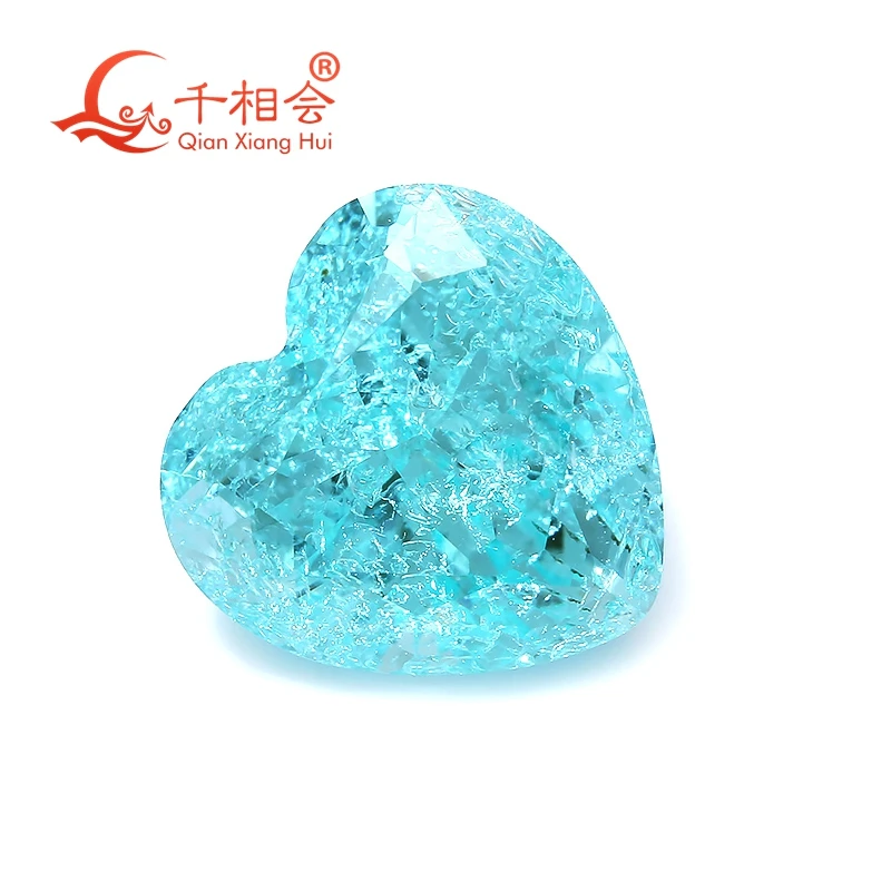heart shape blue color Paraiba neon glow lab grown Yttrium Aluminum Garnet with inclusions Neon-like gem stone jewelry YAG
heart shape blue color Paraiba neon glow lab grown Yttrium Aluminum Garnet with inclusions Neon-like gem stone jewelry YAG