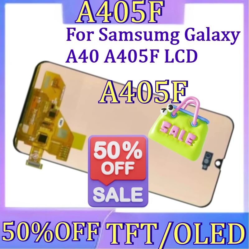 For Samsumg Galaxy A40 A405F LCD New TFT/OLED Screen For Samsung A40 LCD Display Touch Screen Digitizer with Frame
For Samsumg Galaxy A40 A405F LCD New TFT/OLED Screen For Samsung A40 LCD Display Touch Screen Digitizer with Frame