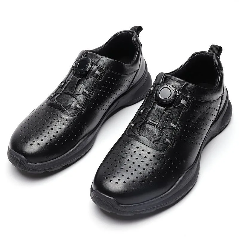 Professional Men Golf Sneakers Breathable Leather Sport Shoes Mens Quick Lacing Golf Training Man Anti Slip Golf Shoe
Professional Men Golf Sneakers Breathable Leather Sport Shoes Mens Quick Lacing Golf Training Man Anti Slip Golf Shoe