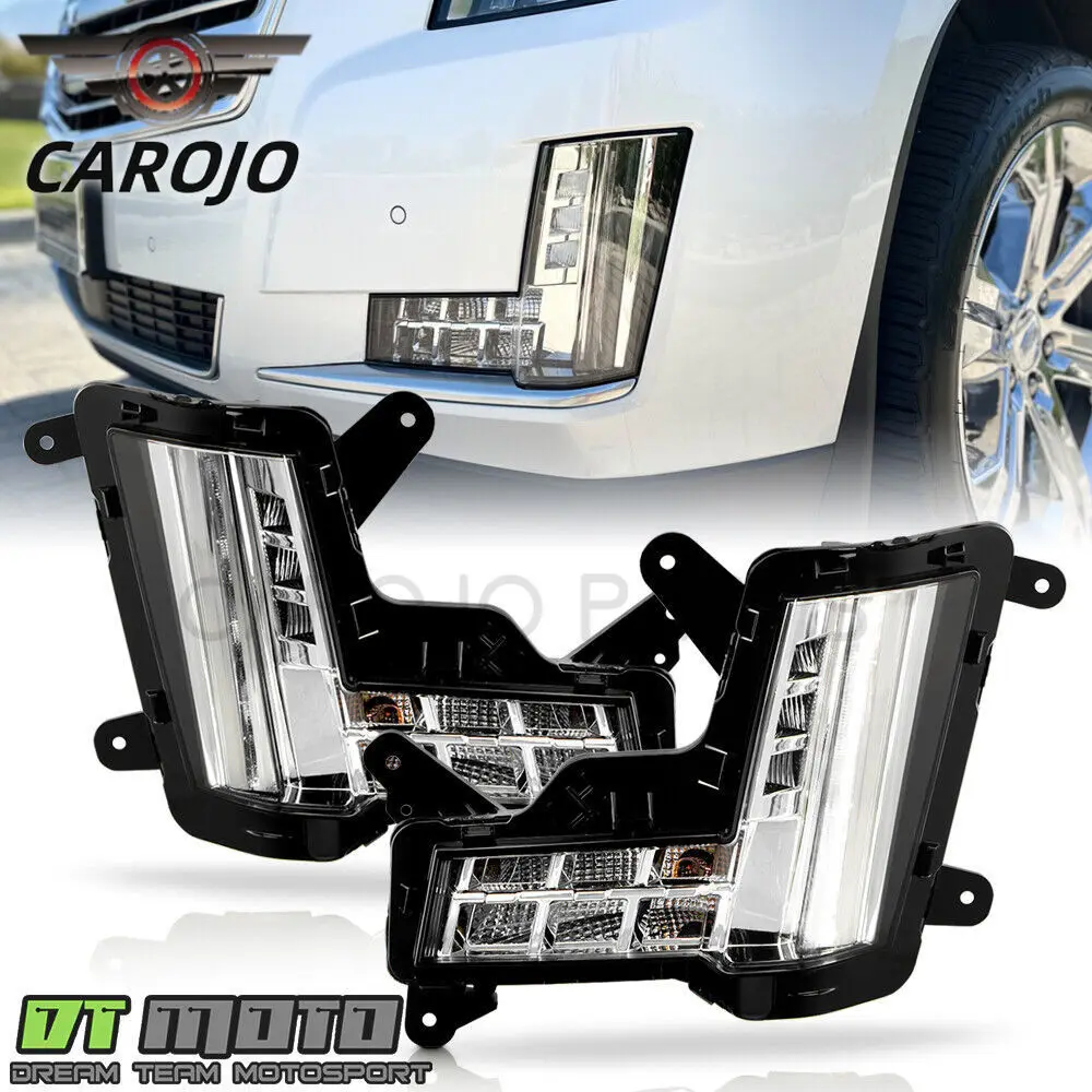 For 2015-2020 Cadillac Escalade w/ Crash Brake LED Fog Lights Signal Lamps Pair
For 2015-2020 Cadillac Escalade w/ Crash Brake LED Fog Lights Signal Lamps Pair