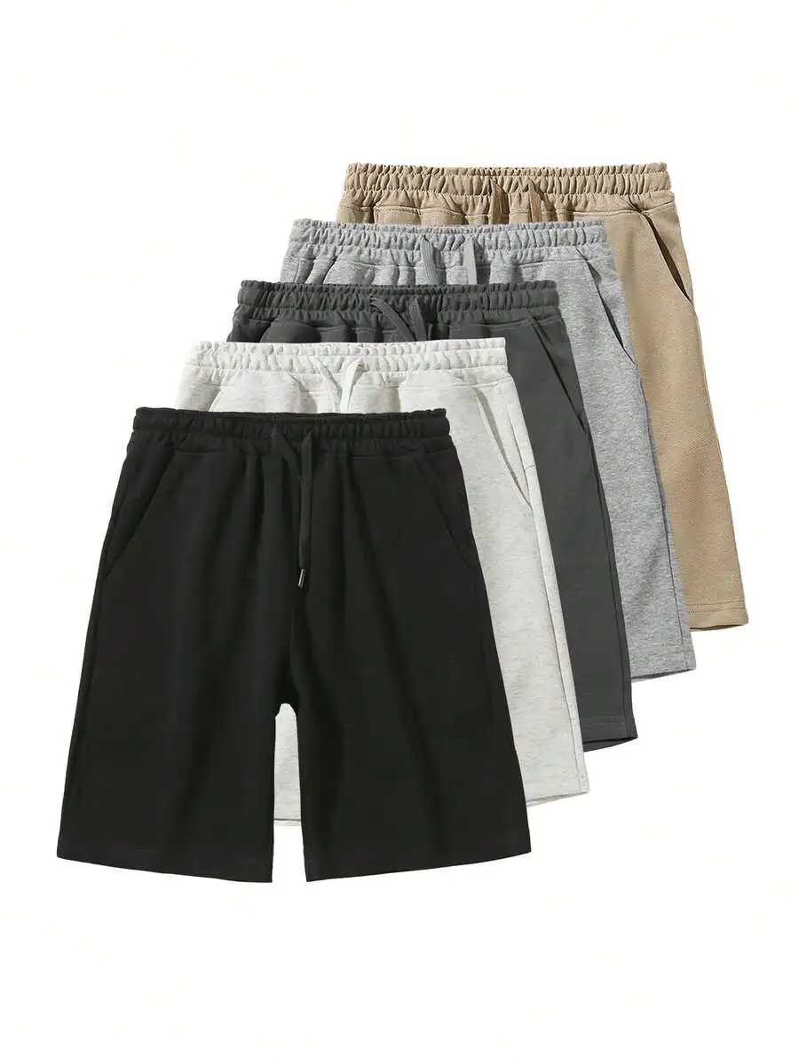 Mens Casual Solid Color Drawstring Waist Shorts With Pockets Comfortable Summer Bottoms
Mens Casual Solid Color Drawstring Waist Shorts With Pockets Comfortable Summer Bottoms