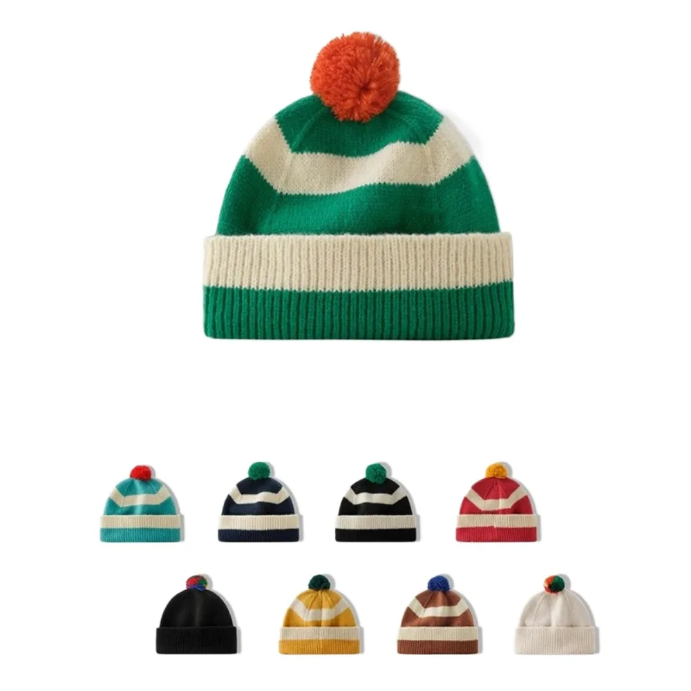 Autumn Winter Knitted Hat Advanced Stripes Korean Style Ear Protection Hat Woolen Hat Versatile Cover Head Cap Christmas Gift
Autumn Winter Knitted Hat Advanced Stripes Korean Style Ear Protection Hat Woolen Hat Versatile Cover Head Cap Christmas Gift