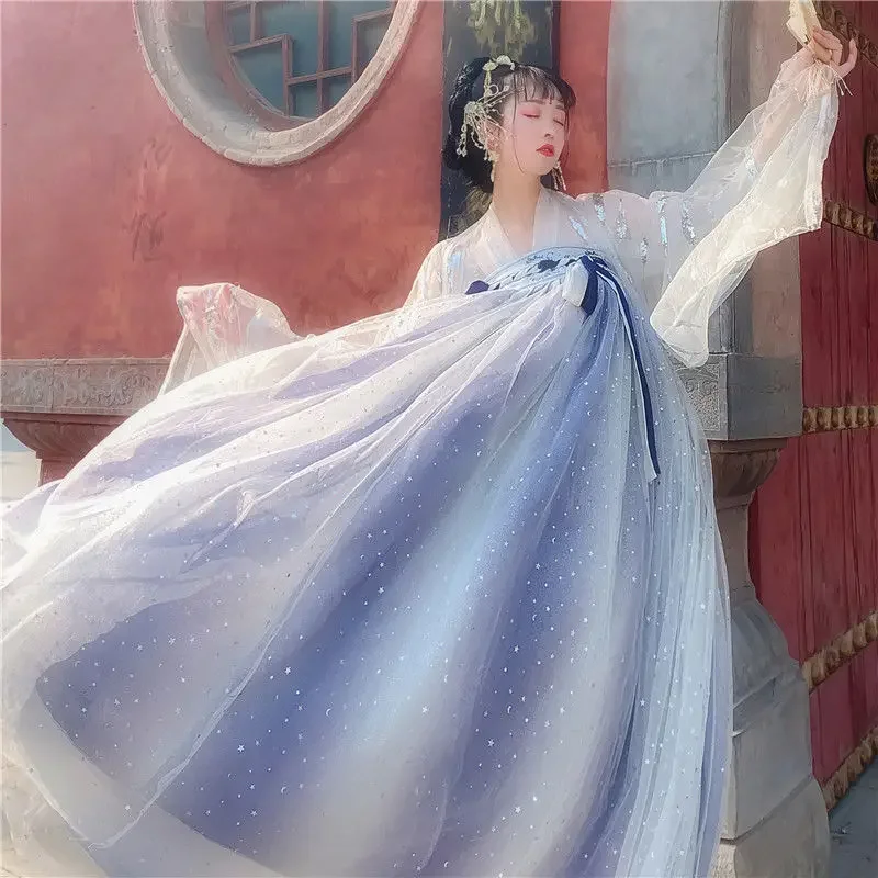 Hanfu Dress Festival Outfit Hanfu Women Chinese Traditional Ancient Dance Costume Female Fairy Clothing Cosplay Vintage Party
Hanfu Dress Festival Outfit Hanfu Women Chinese Traditional Ancient Dance Costume Female Fairy Clothing Cosplay Vintage Party