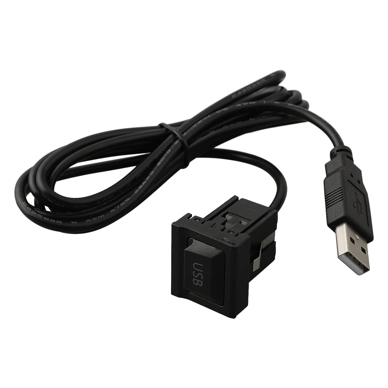 Wire Harness USB With Dust Cover USB Port Adapter Cable Brand New Dual USB Extension High Quality Black Plastic
Wire Harness USB With Dust Cover USB Port Adapter Cable Brand New Dual USB Extension High Quality Black Plastic