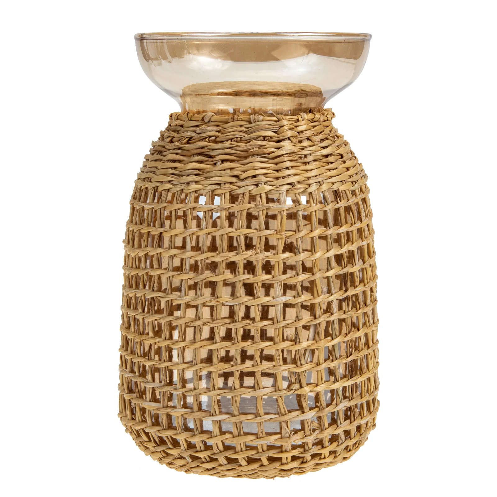 Small Flower Vase Woven Straw Rattan Cover Glass Vase For Home Office Desktop Decor Flower Arrangement Container Vintage
Small Flower Vase Woven Straw Rattan Cover Glass Vase For Home Office Desktop Decor Flower Arrangement Container Vintage