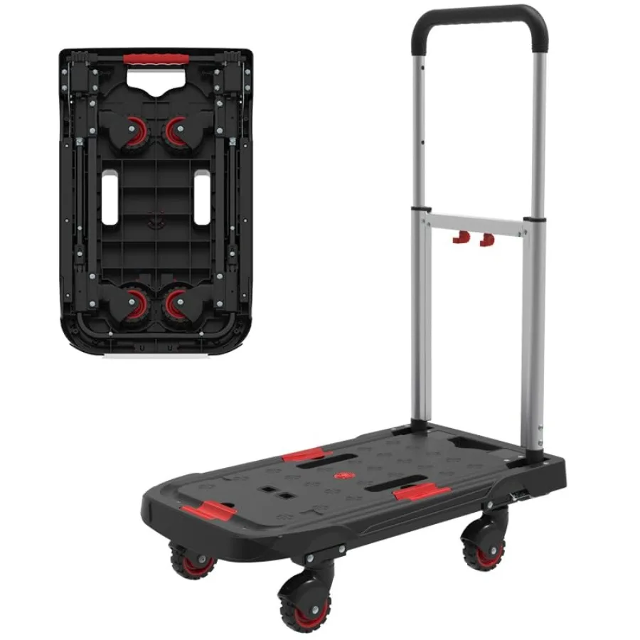 Versatile Folding Hand Truck - Lightweight Compact Easy Assembly for Family Use Portable Storage Solution with Foldable Wheels
Versatile Folding Hand Truck - Lightweight Compact Easy Assembly for Family Use Portable Storage Solution with Foldable Wheels