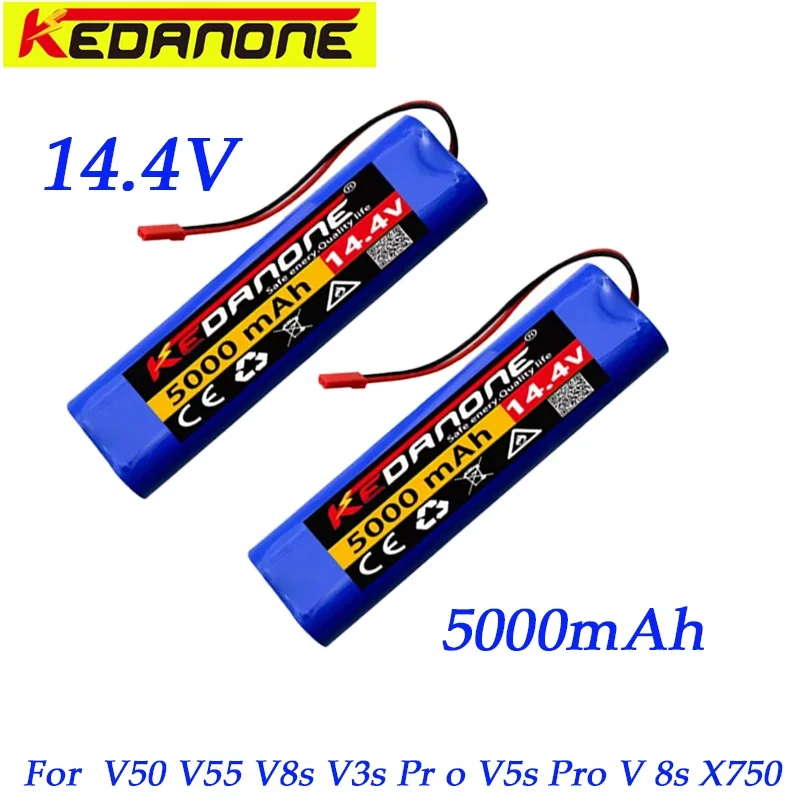 14.4V For Ilife Good Quality Battery V50 V55 V8s V3s Pr o V5s Pro V 8s X750 Robot Vacuum Cleaner Batter 14.4V 5000mAh
14.4V For Ilife Good Quality Battery V50 V55 V8s V3s Pr o V5s Pro V 8s X750 Robot Vacuum Cleaner Batter 14.4V 5000mAh